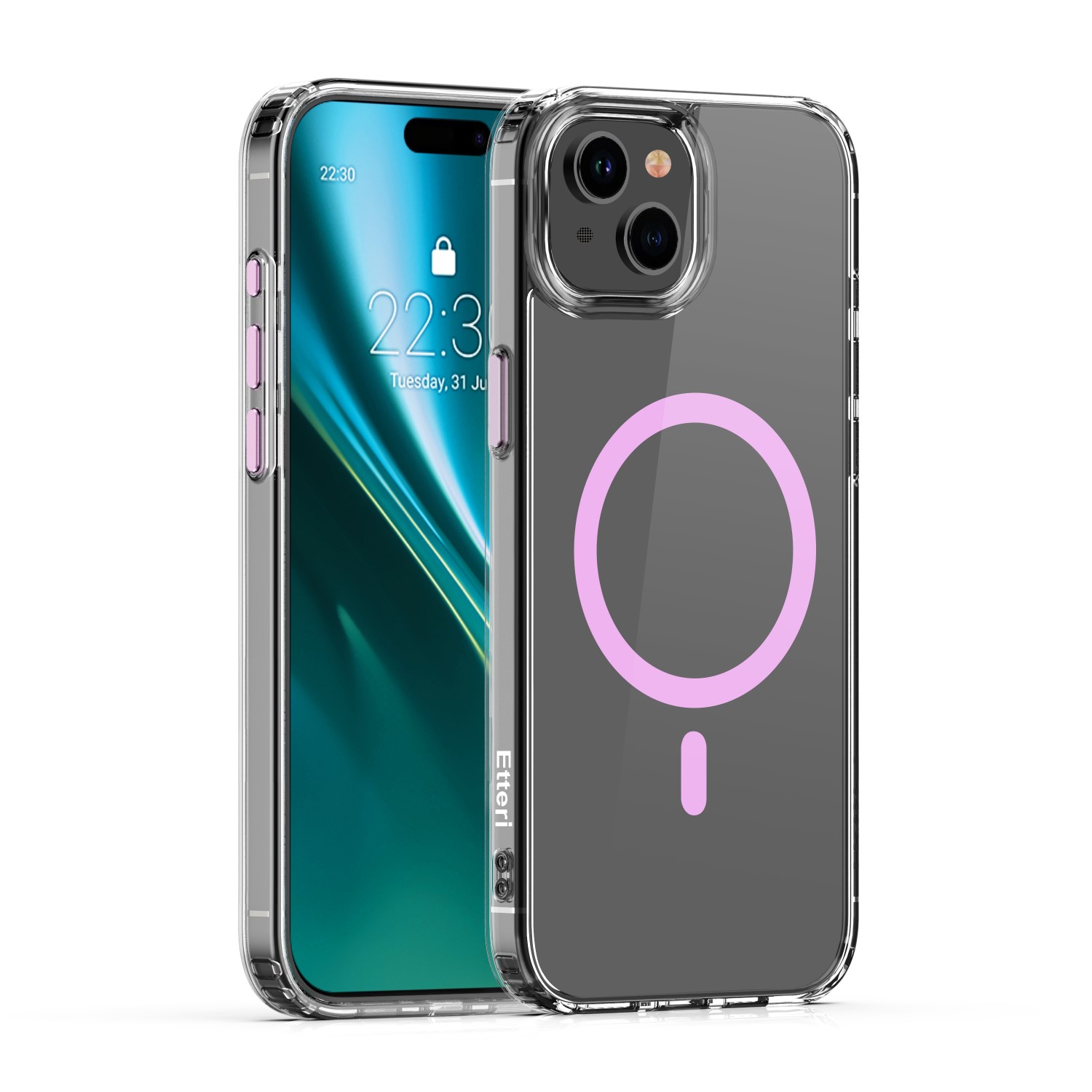 Etteri Color Mag ümbris jaoks iPhone 13 6,1" roosa
