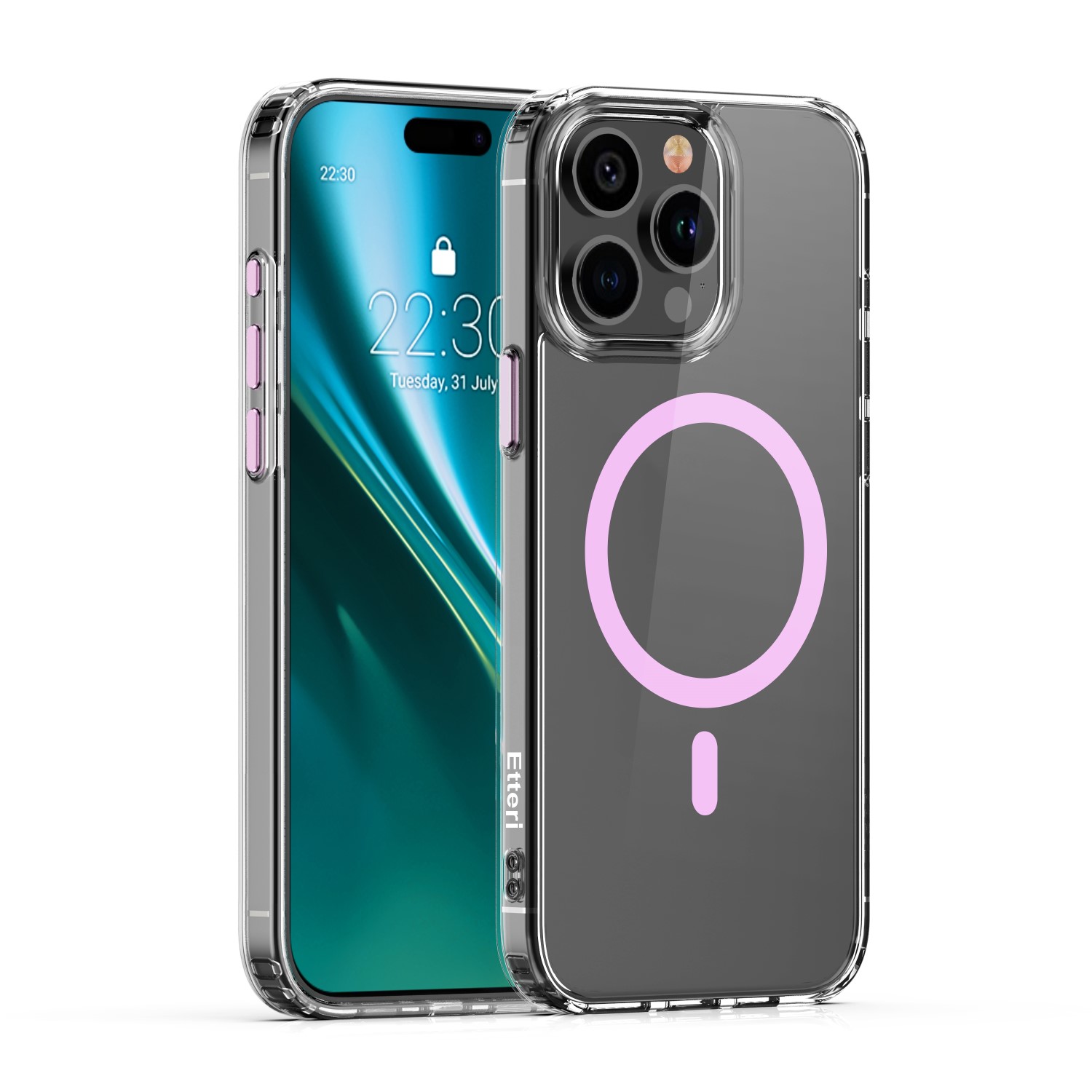 Etteri Color Mag ümbris jaoks iPhone 15 Pro 6,1" roosa