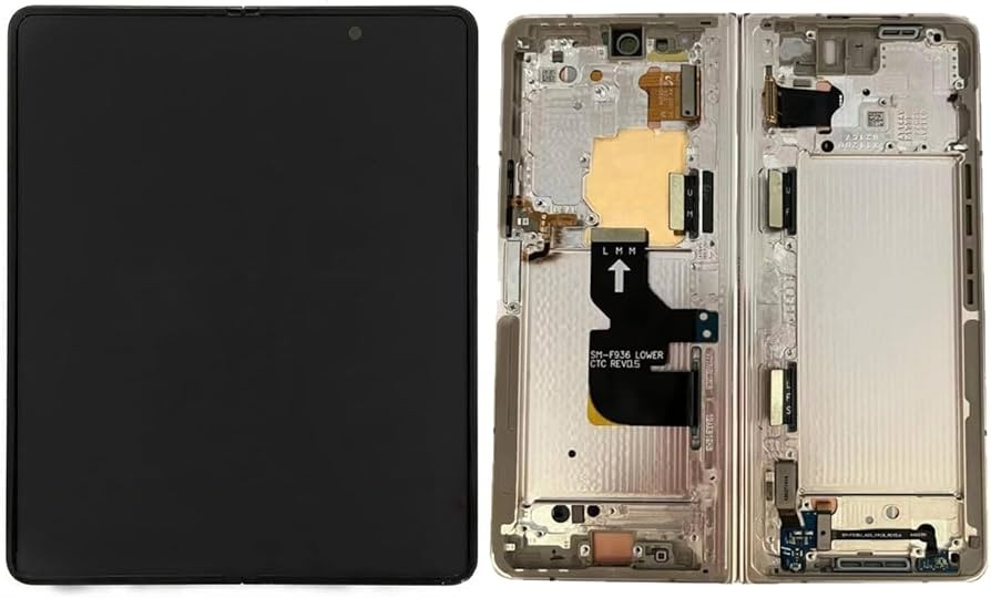 LCD ekraan Samsung F936 Z Fold4 5G puuteekraaniga (sisemine) Beige originaal (kasutatud Grade B)