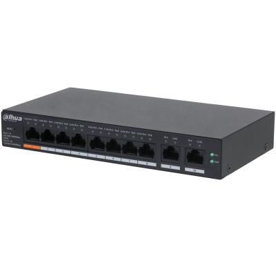 Коммутатор Dahua CS4010-8GT-60 Управляемый L2 Настольный/настенный 10xRJ-45 портов Gigabit Ethernet (10/100/1000) PoE 8xPoE портов