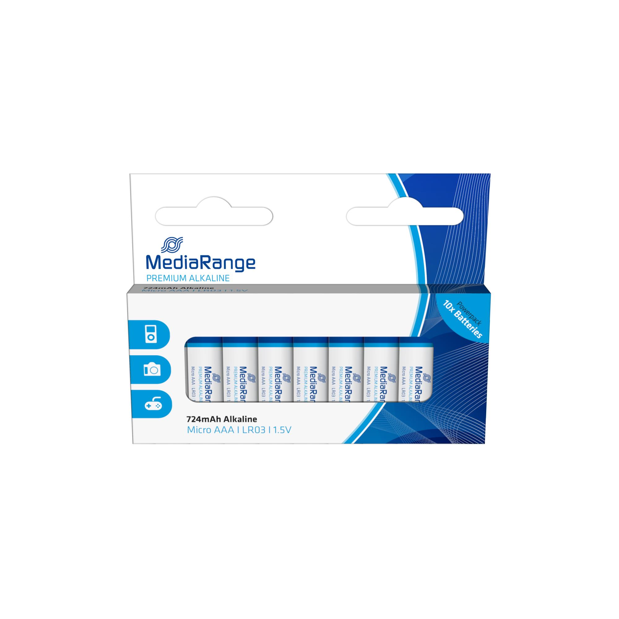 Leelispatarei AAA 1.5V/10tk MediaRange