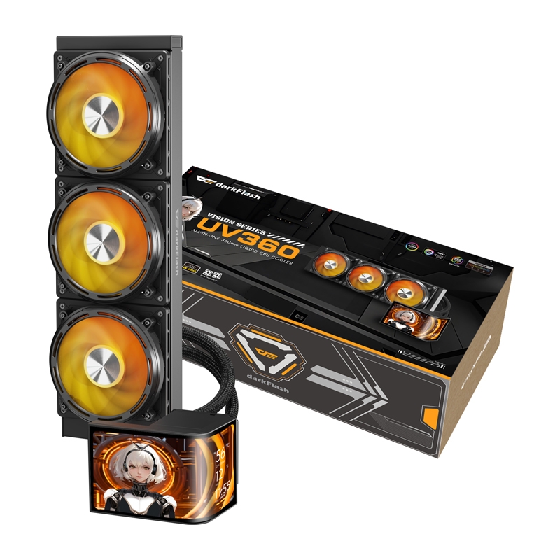 DarkFlash UV360 CPU jahutus (must)