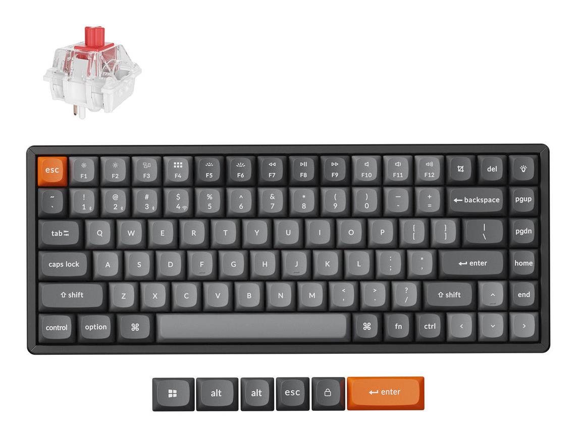 Klaviatuur Keychron WRL K2 Max RGB/Must
