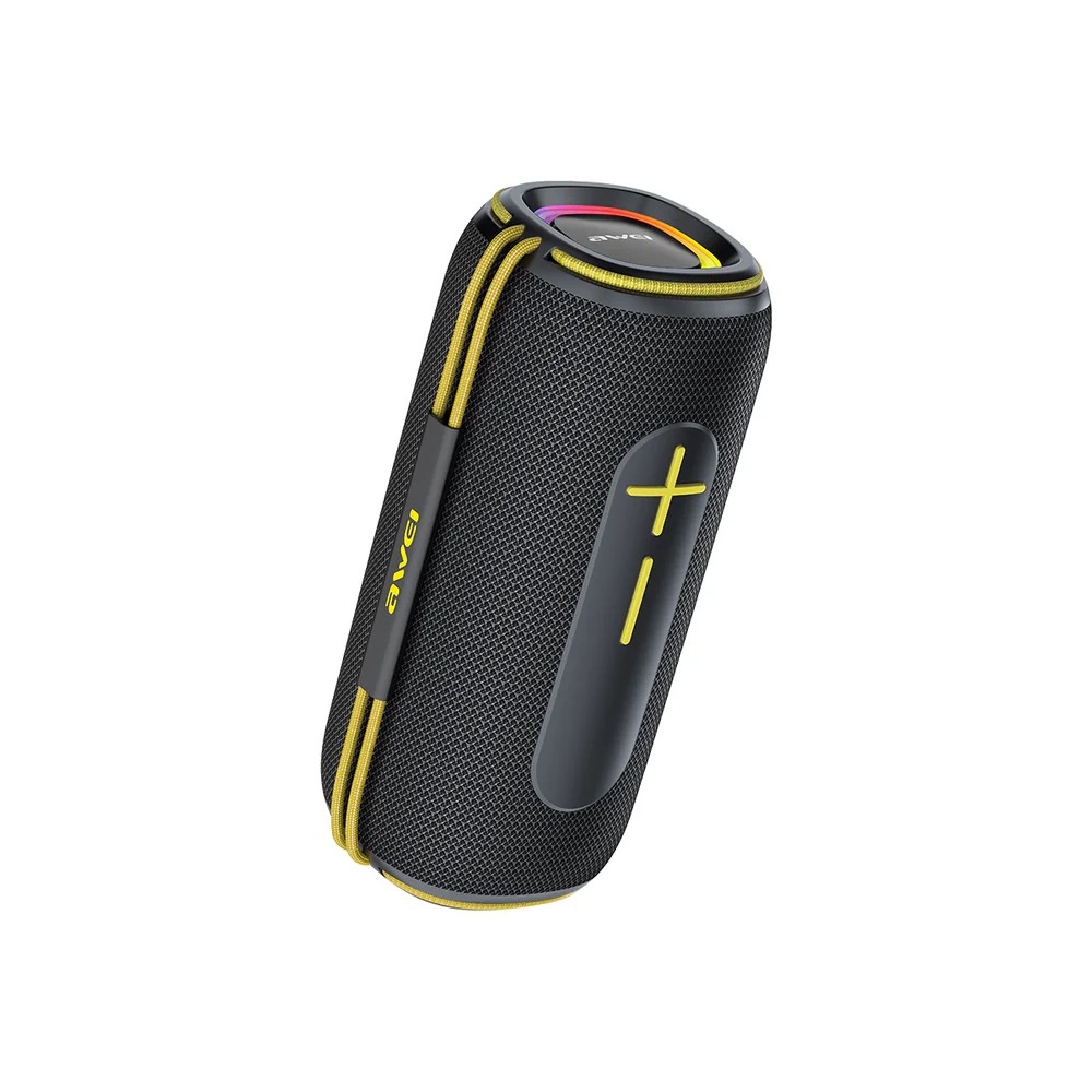 Bluetooth portable speaker Awei KA5 20W black-yellow
