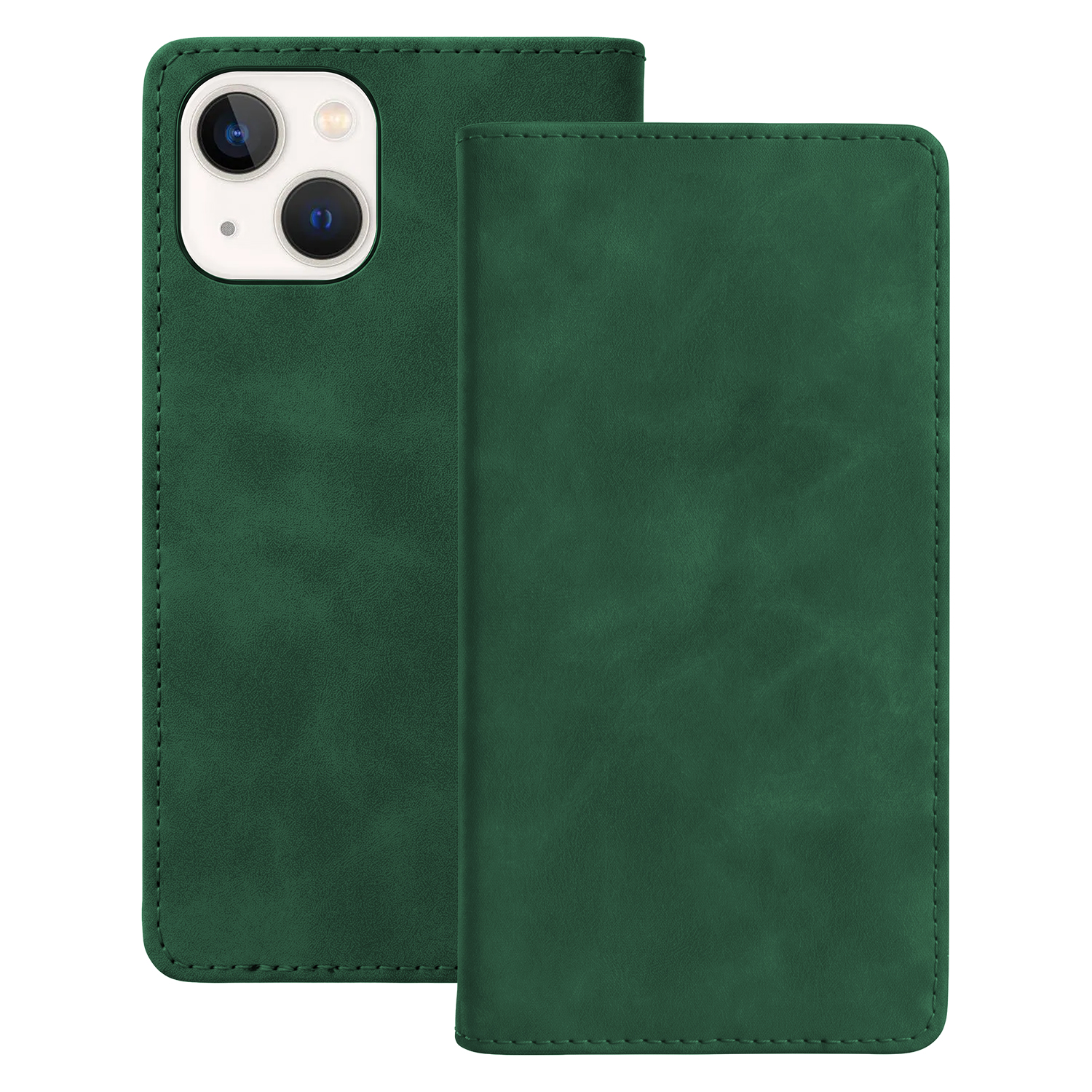 Smart Suede ümbris mudelile iPhone 15 6,1", roheline