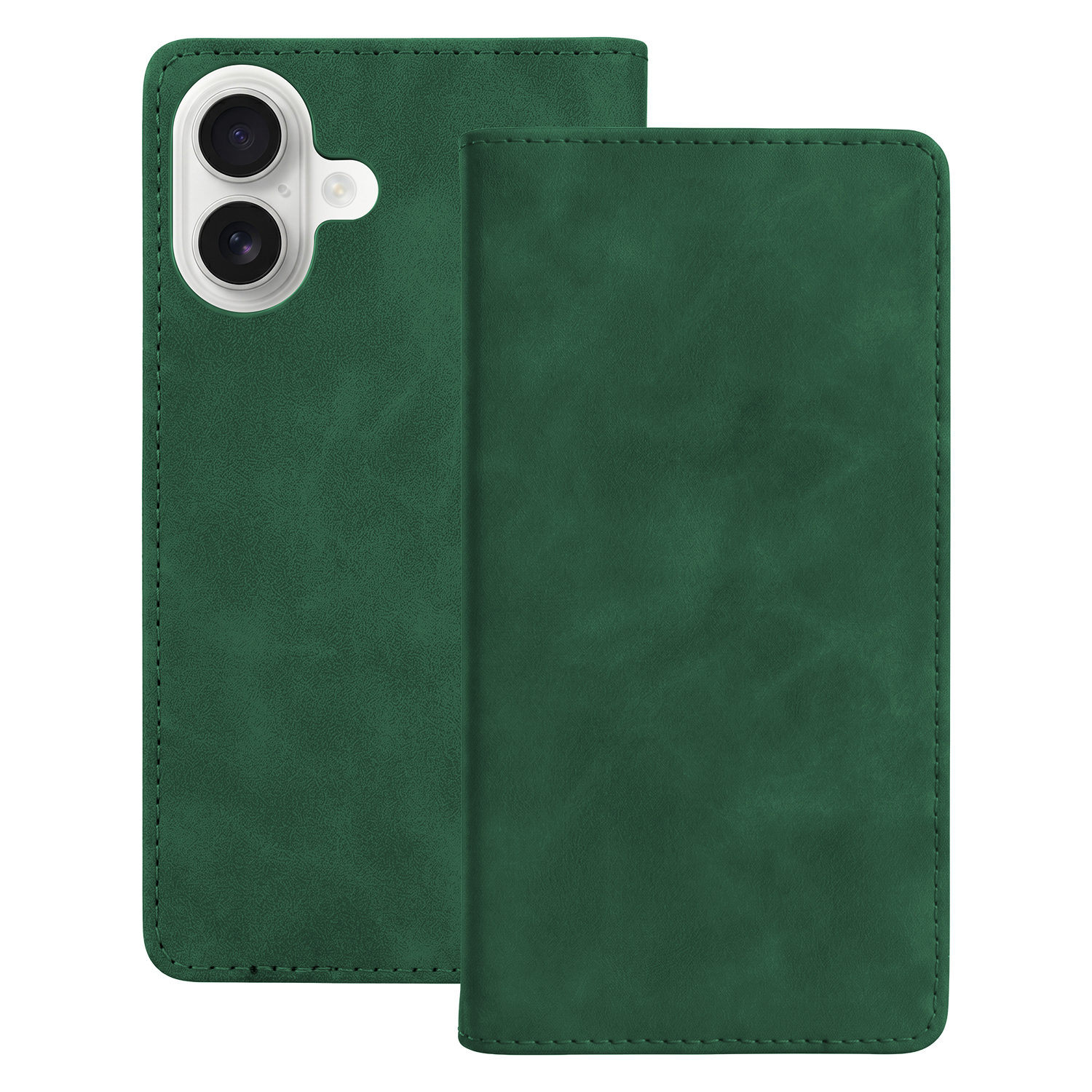 Smart Suede ümbris mudelile iPhone 17 6,3", roheline