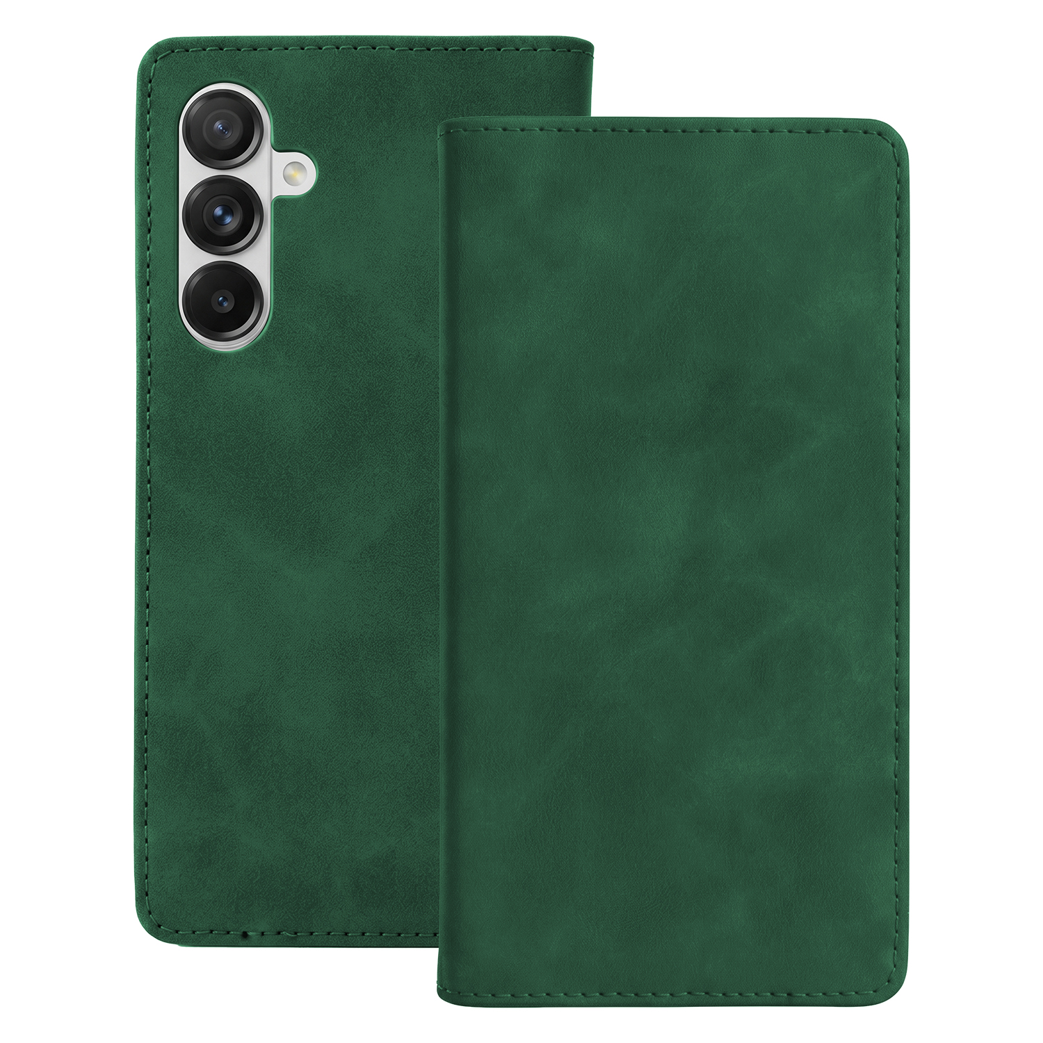Smart Suede ümbris mudelile Samsung Galaxy A36 5G / A37 5G, roheline