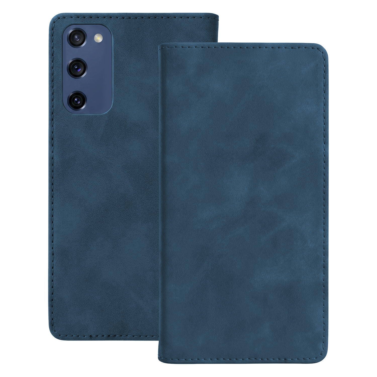 Smart Suede чехол для Samsung Galaxy S20 FE / S20 Lite / S20 FE 5G темно-синий