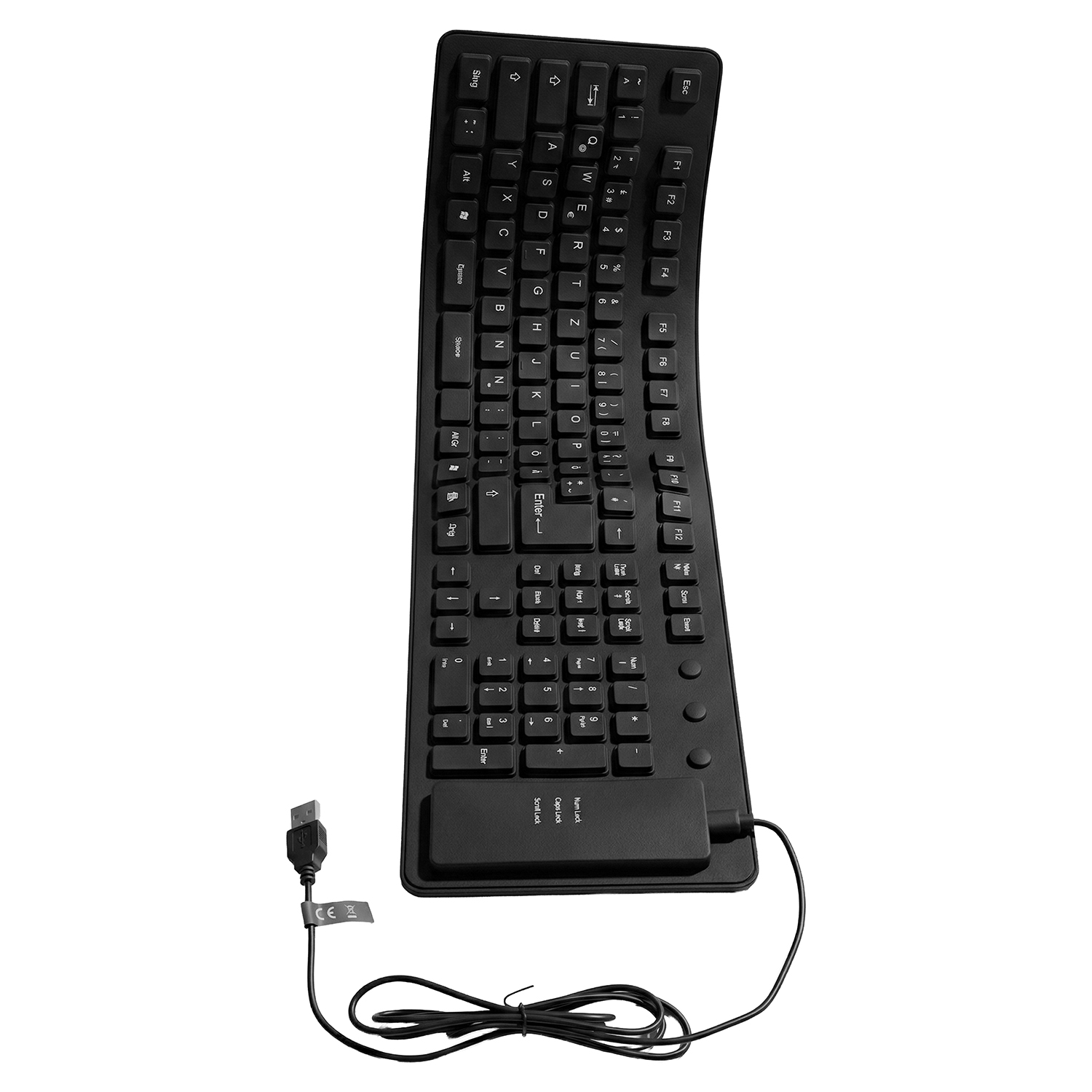 Juhtmega silikoonklaviatuur R Home Office