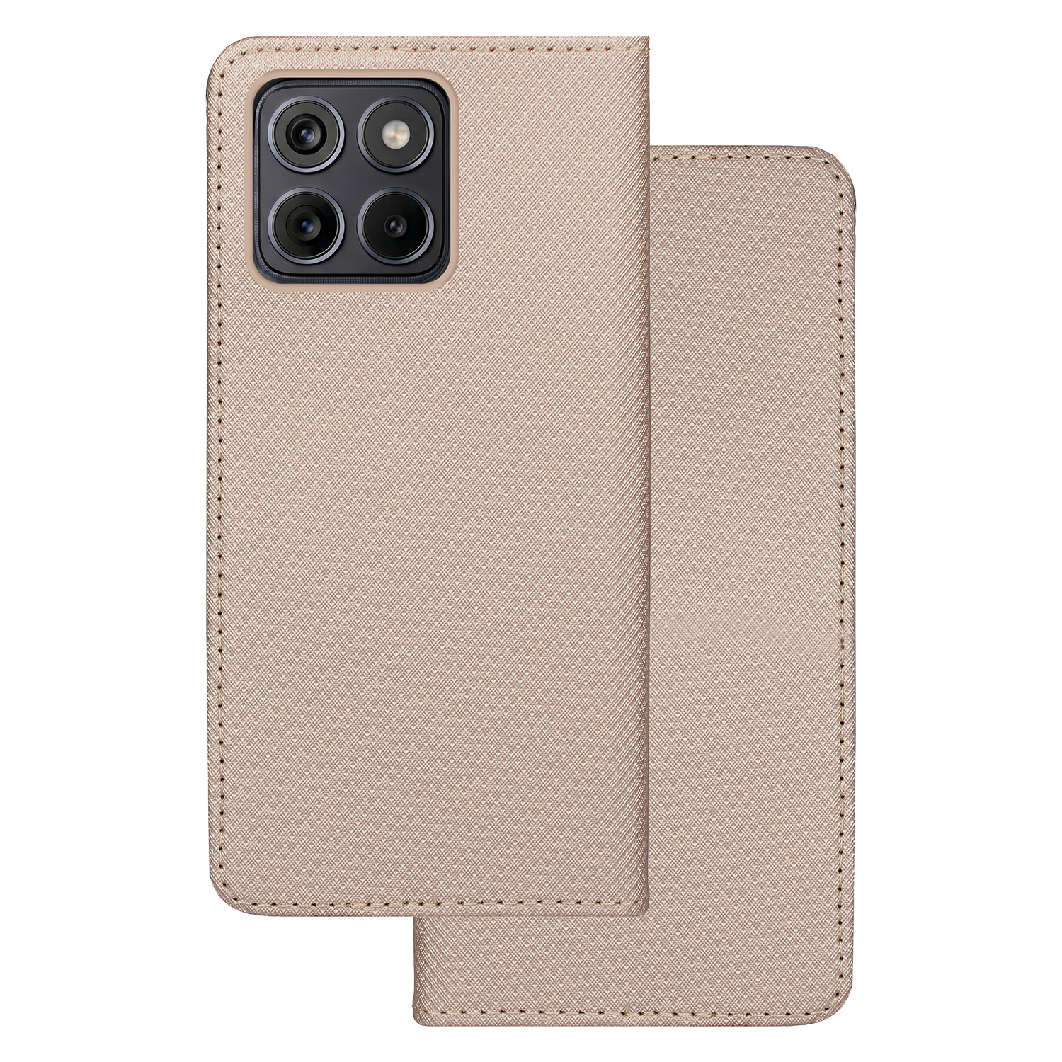 Чехол Smart Magnet для Motorola Edge 70 Fusion золотой