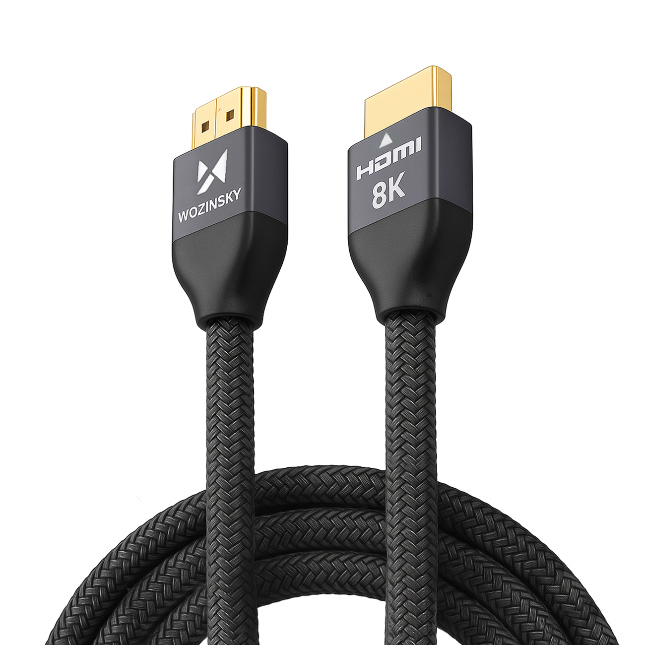 Кабель Wozinsky HDMI 2.1 8K 60 Hz 48 Gbps / 4K 120 Hz / 2K 144 Hz 3 м серебряный (WHDMI-30)