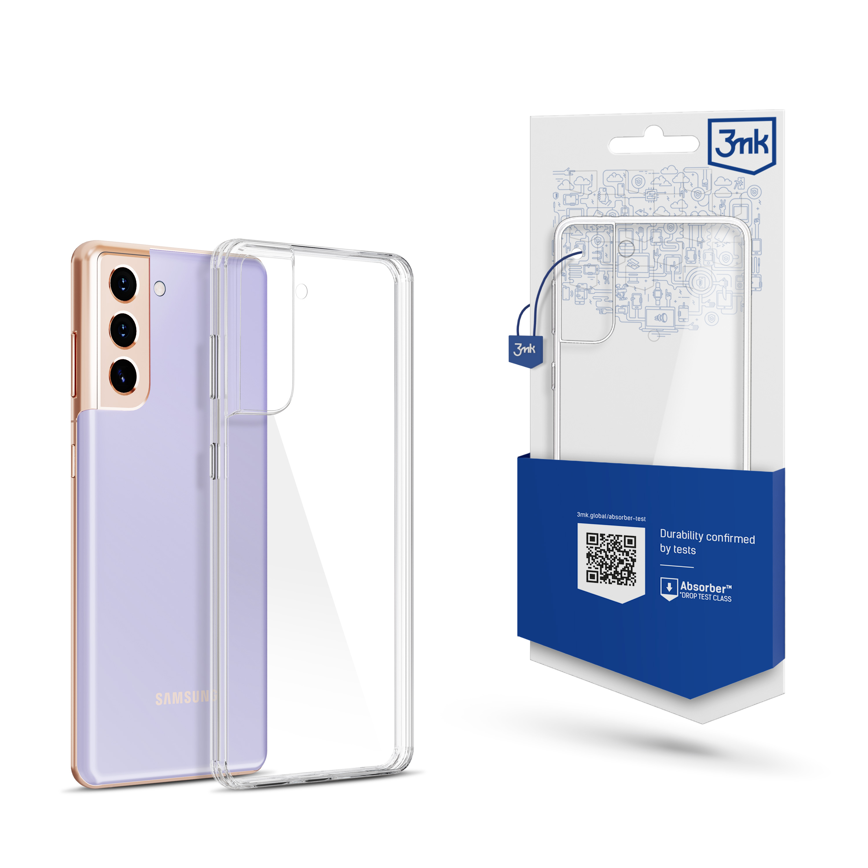 Samsung Galaxy S21 5G - 3mk läbipaistev ümbris