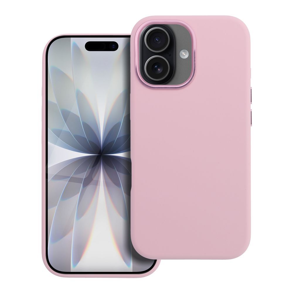 Чехол для iPhone 17 Forcell F-Protect Frame Premium совместимый с MagSafe розовый