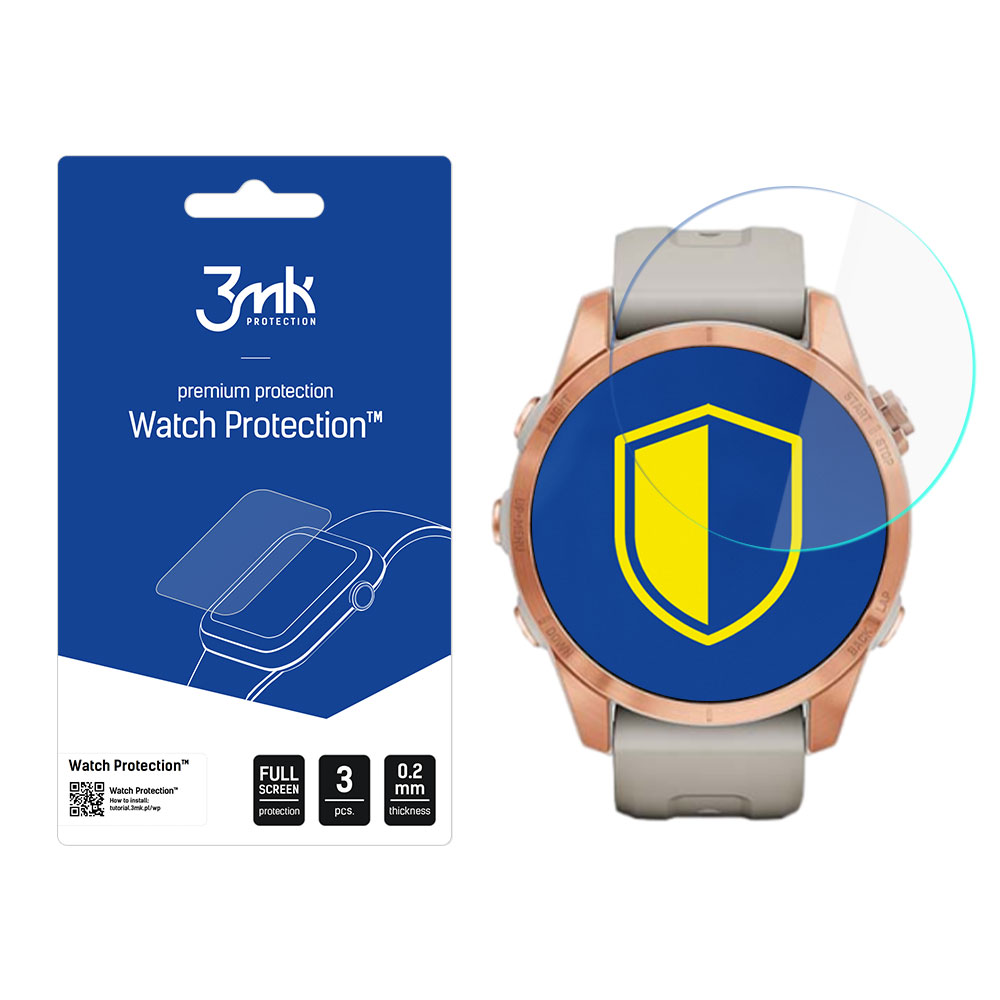 Garmin Fenix 7s - 3mk Watch Protection™ vs. FlexibleGlass Lite