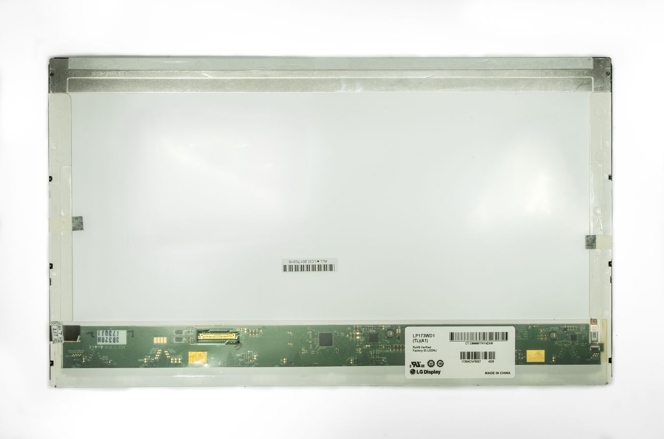 LCD ekraan 17.3" 1600x900 HD, LED, matt, 40pin (vasakul), A+