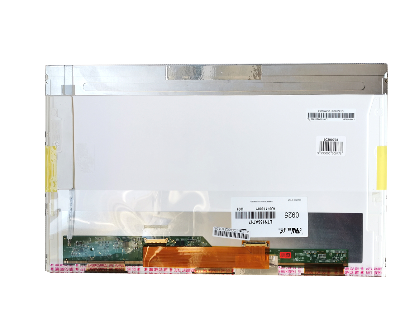 LCD screen 15.6" 1366x768 HD, LED, matte, 40pin (right), A+