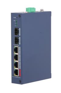 Коммутатор Dahua CHS4206-4ET-90 Управляемый L2 Настольный 4xRJ-45 портов Fast Ethernet (10/100) 4xFast Ethernet портов PoE бюджет 90 W