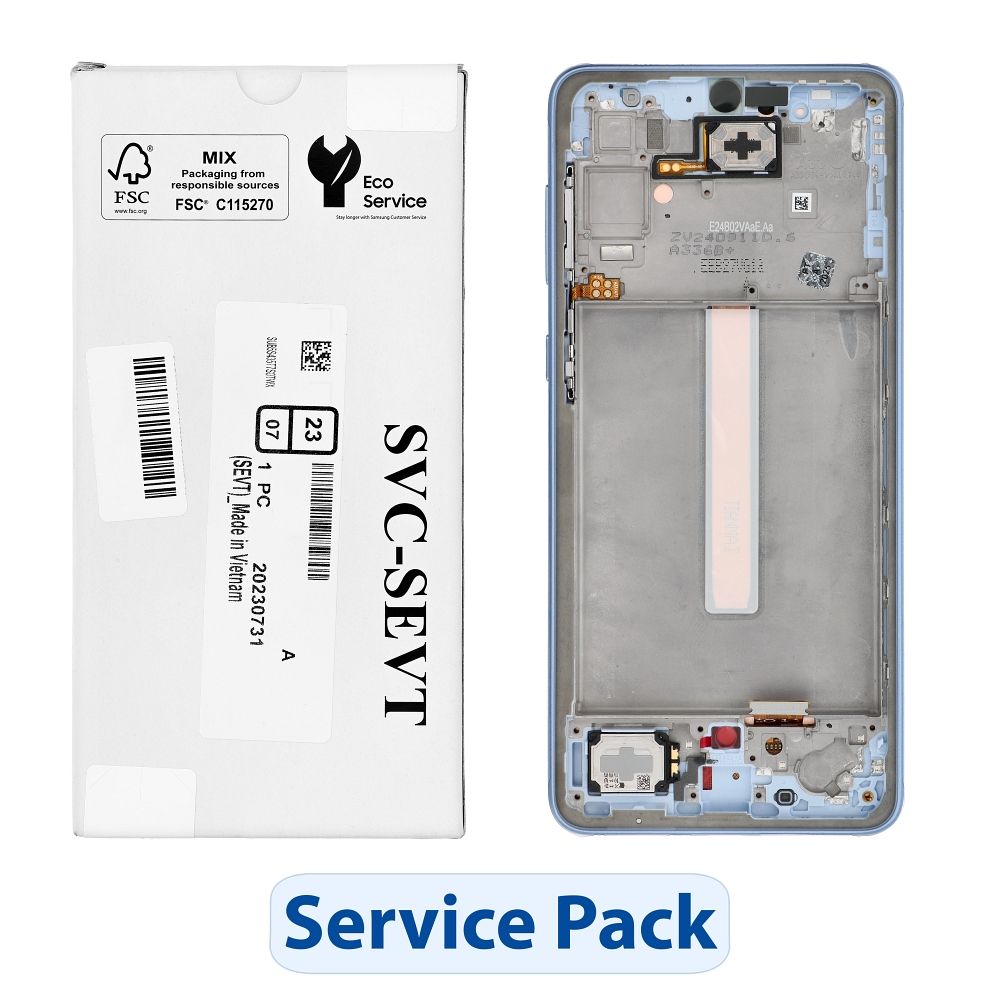 ServicePack LCD ekraan SAMSUNG A33 5G A336B GH82-28143C sinine
