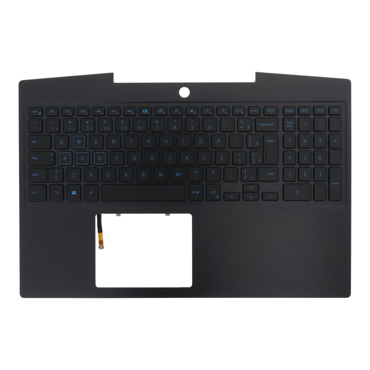 Клавиатура с корпусом (palmrest) Dell G3 15 3590 / G5 15 5500 UK P0NG7 0P0NG7 (с подсветкой)