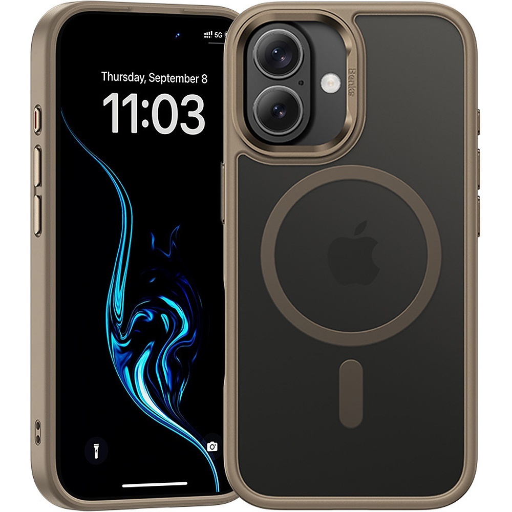 Benks Magnetic Mist Ümbris Metal Frame jaoks Iphone 16 titanium