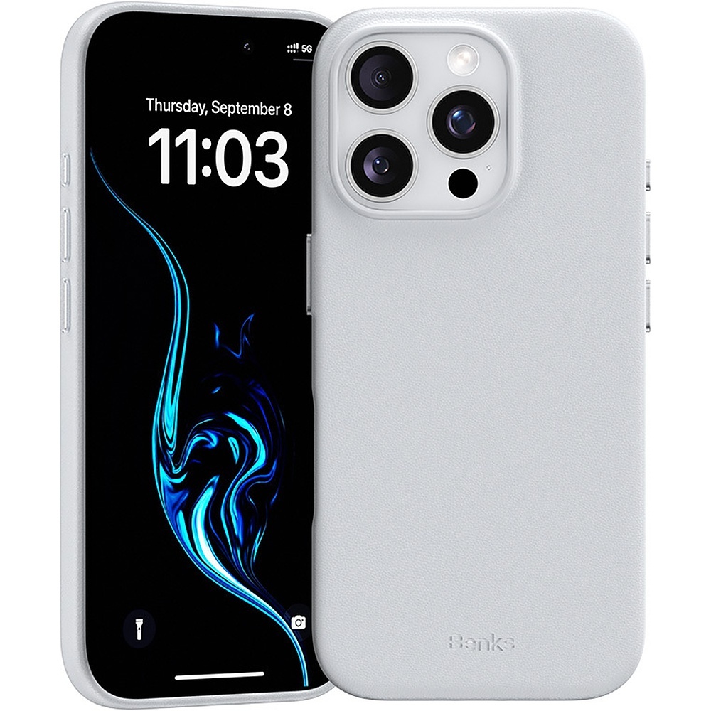 Benks Magnetic Vita Pro силиконовый Чехол для Iphone 16 Pro серый