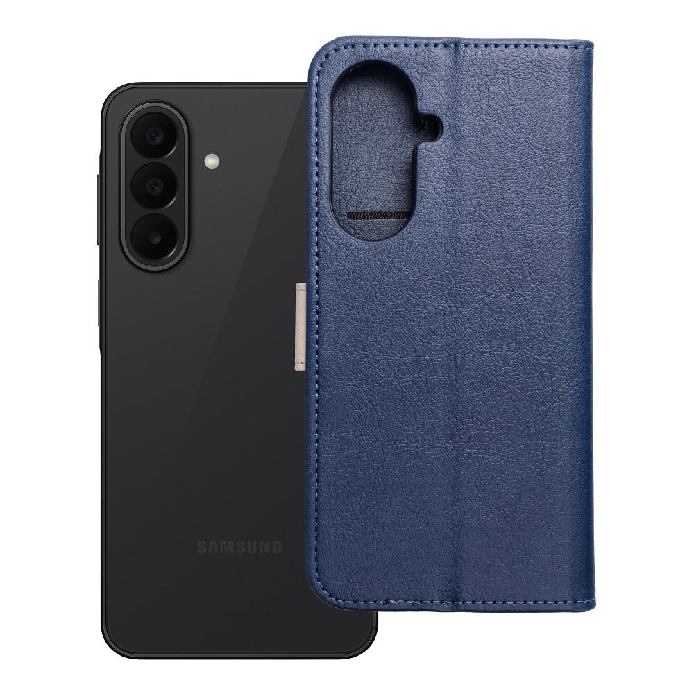 Klappümbris Samsung A27 Split Book, tumesinine ja kreemikas