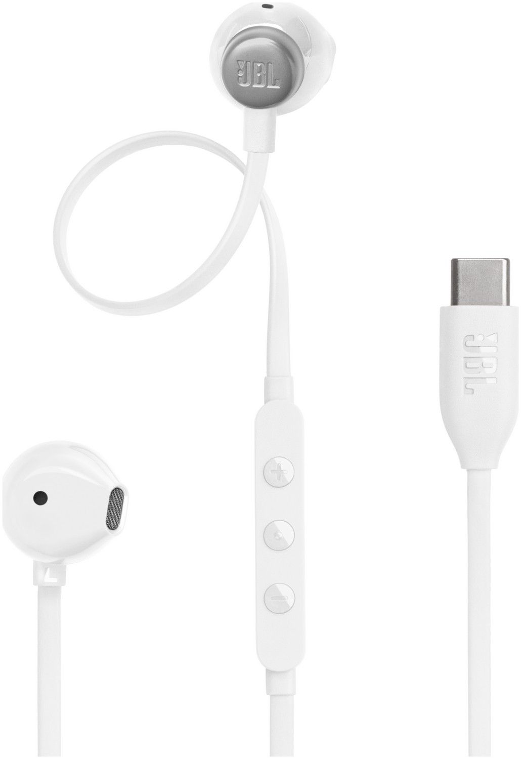 Juhtmega kõrvaklapid USB C JBL 305C valge