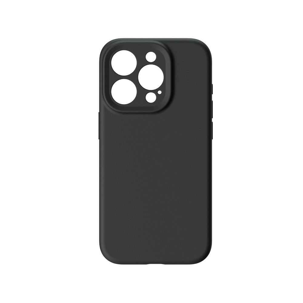 Ümbris iPhone 15 PRO Forcell F-Protect Rubber Premium ühilduv MagSafe-ga must