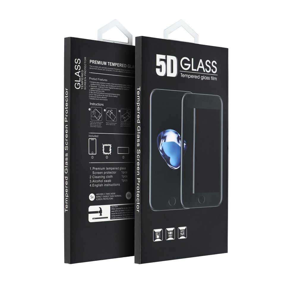 5D täisliimiga karastatud klaas – mudelile OPPO A6 PRO, must