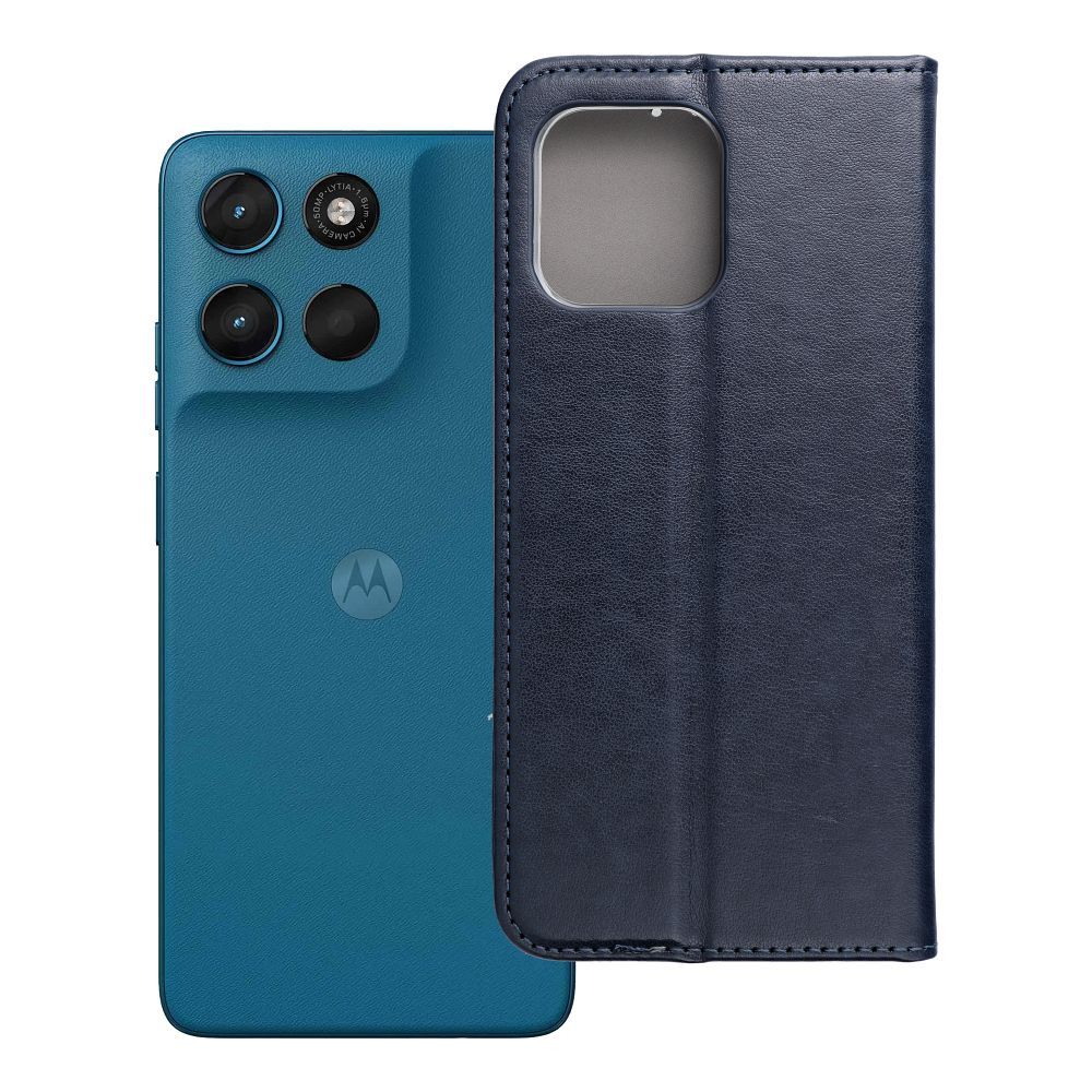 SMART MAGNETO Book ümbris Motorola G57 POWER jaoks - tumesinine