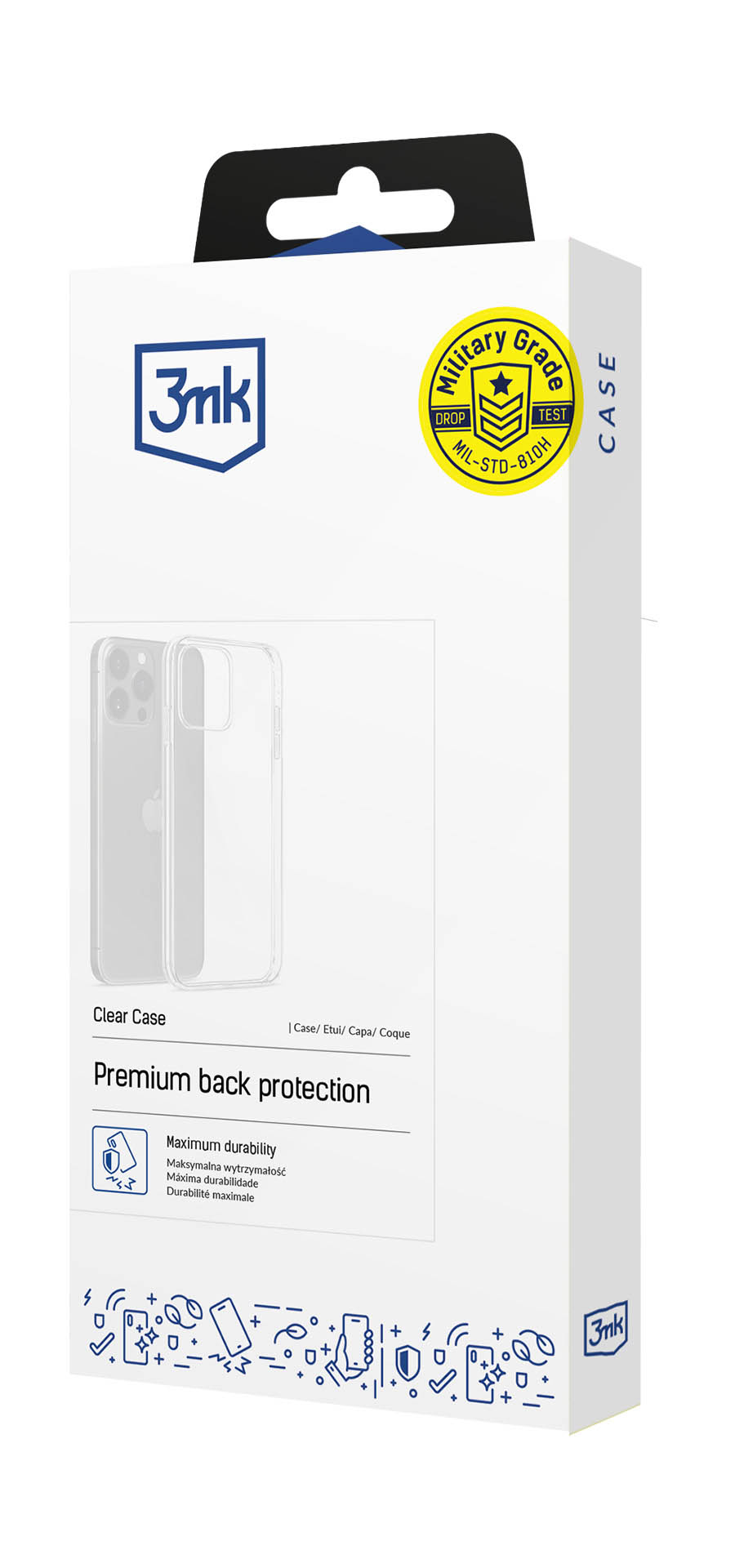 3mk Clear Ümbris jaoks iPhone 7 Plus / 8 Plus - läbipaistev