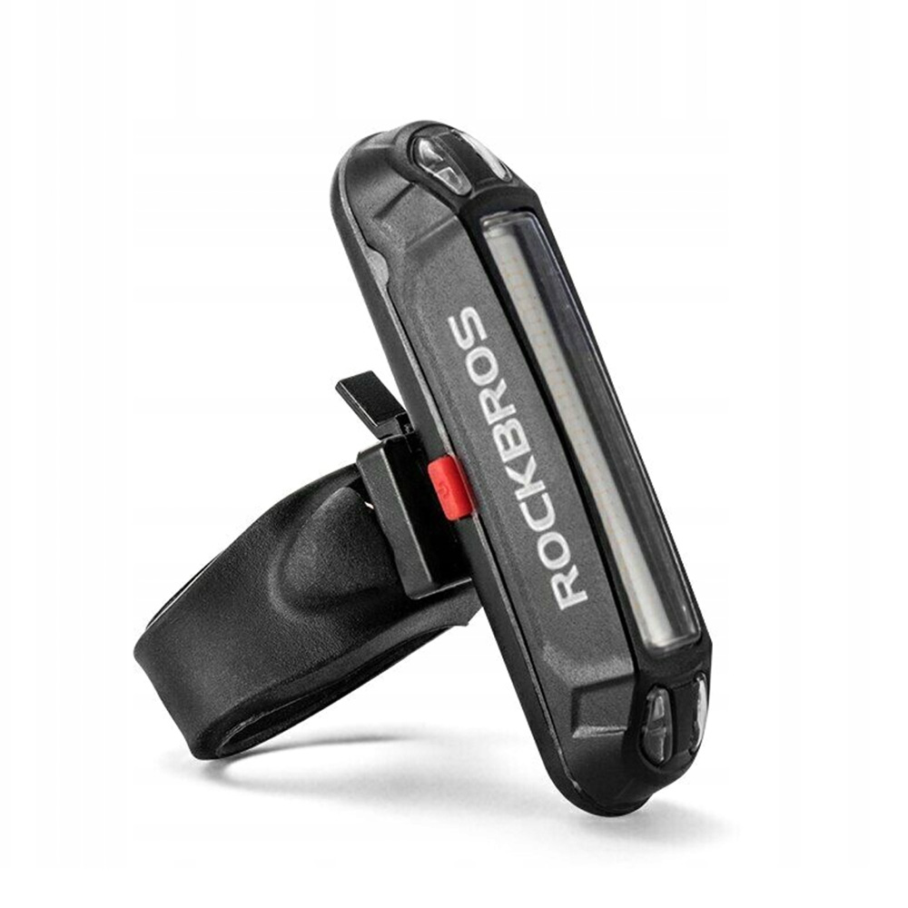 Rockbros A54BK tagumine jalgrattatuli + Micro USB - USB-A kaabel - must