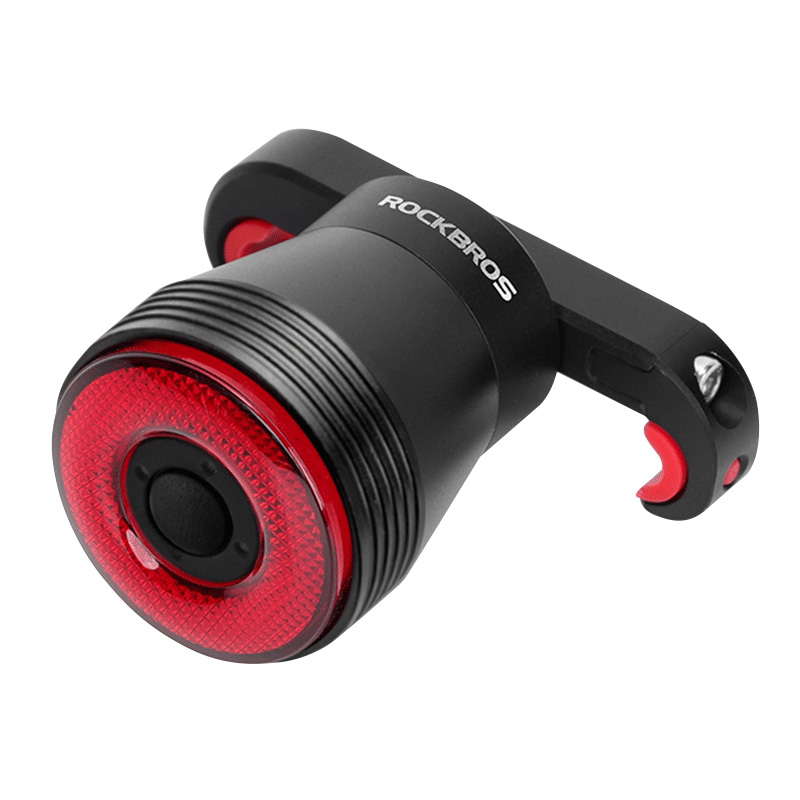 Rockbros Q5 tagumine jalgrattatuli Intelligent Stop System süsteemiga - must