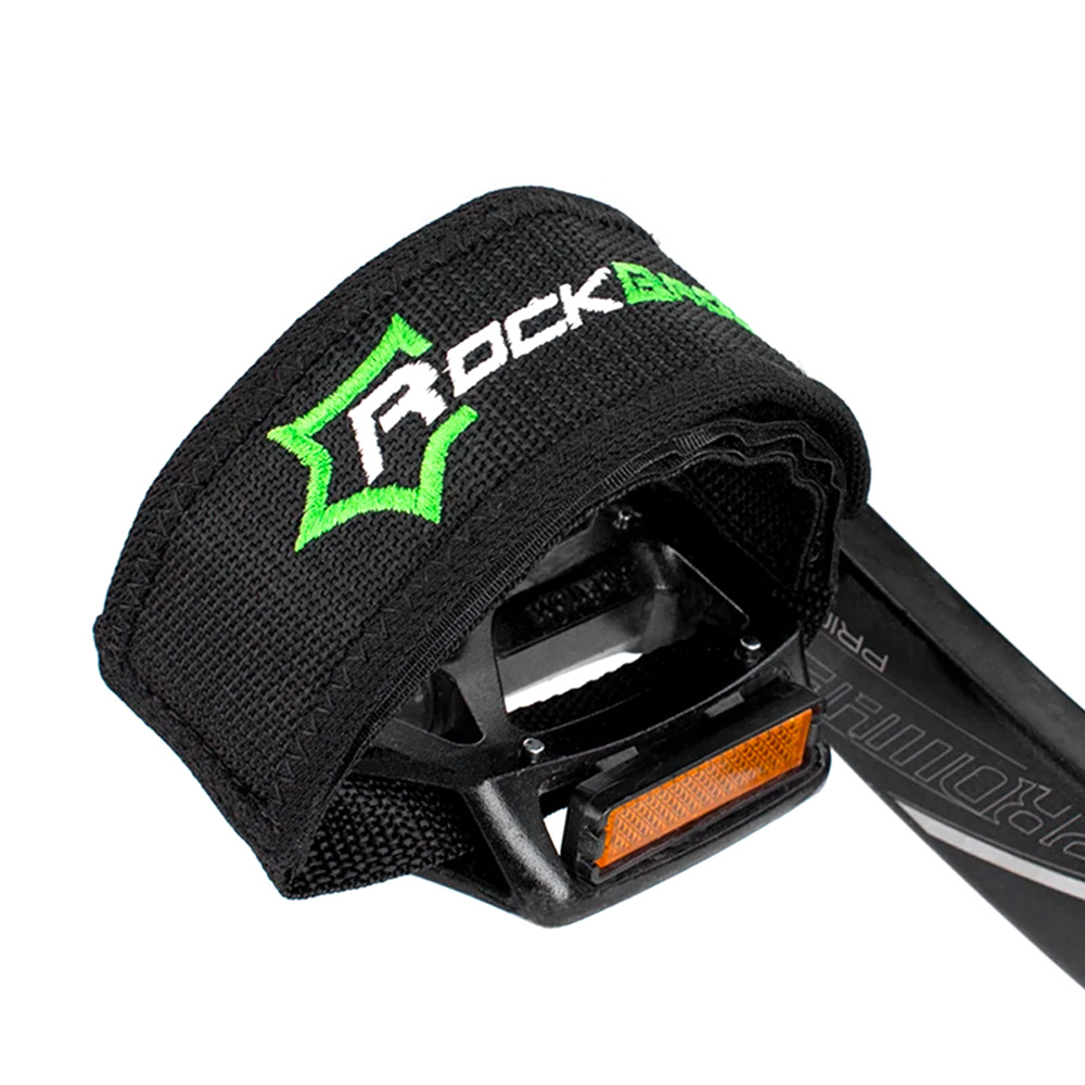 Rockbros GZT1001BK jalgratta pedaalirihmad, 2 tk - mustad