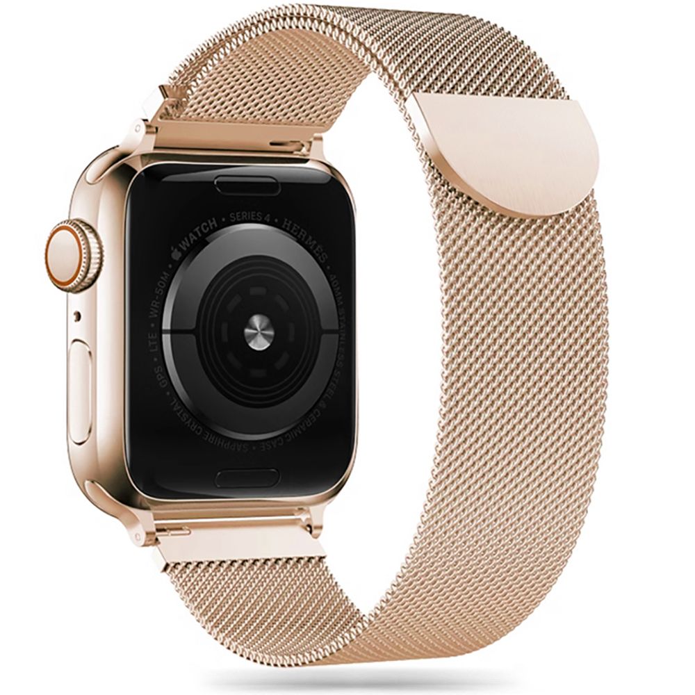 TECH-PROTECT MILANESEBAND APPLE WATCH 4 / 5 / 6 / 7 / 8 / 9 / SE / ULTRA 1 / 2 (42 / 44 / 45 / 49 MM) kuldne