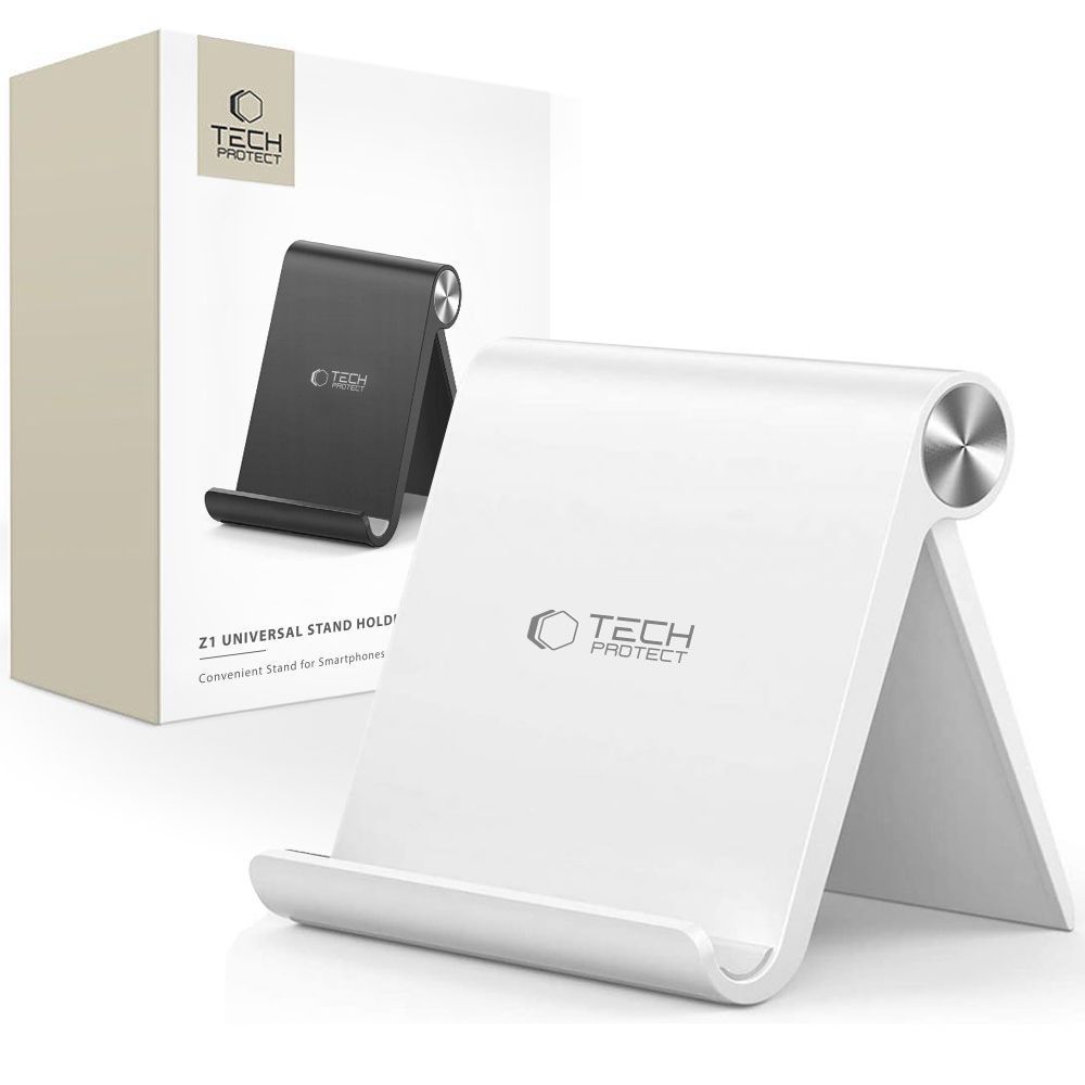 TECH-PROTECT Z1 universaalne alus-hoidja nutitelefon & tahvelarvuti valge