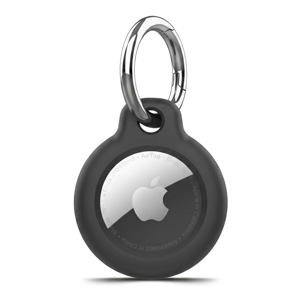 Tech-Protect Rough Ümbris jaoks Apple AirTag with Ring - must