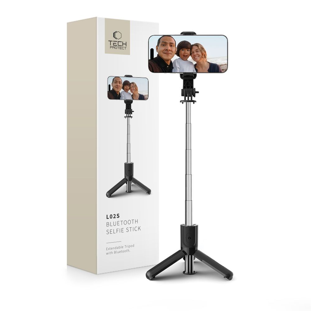 TECH-PROTECT L02S BLUETOOTH Selfie pulk-kolmjalg MUST