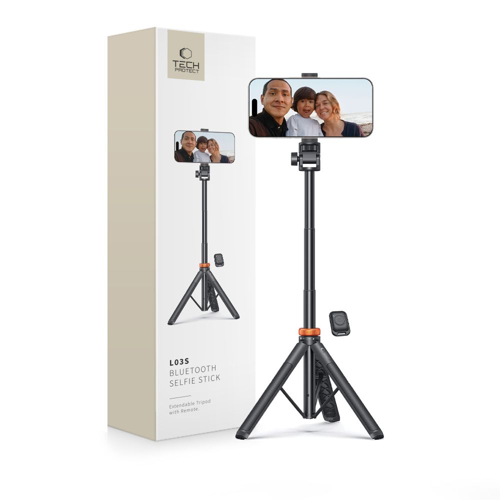 TECH-PROTECT L03S BLUETOOTH SELFI KEPP-STATIIV MUST