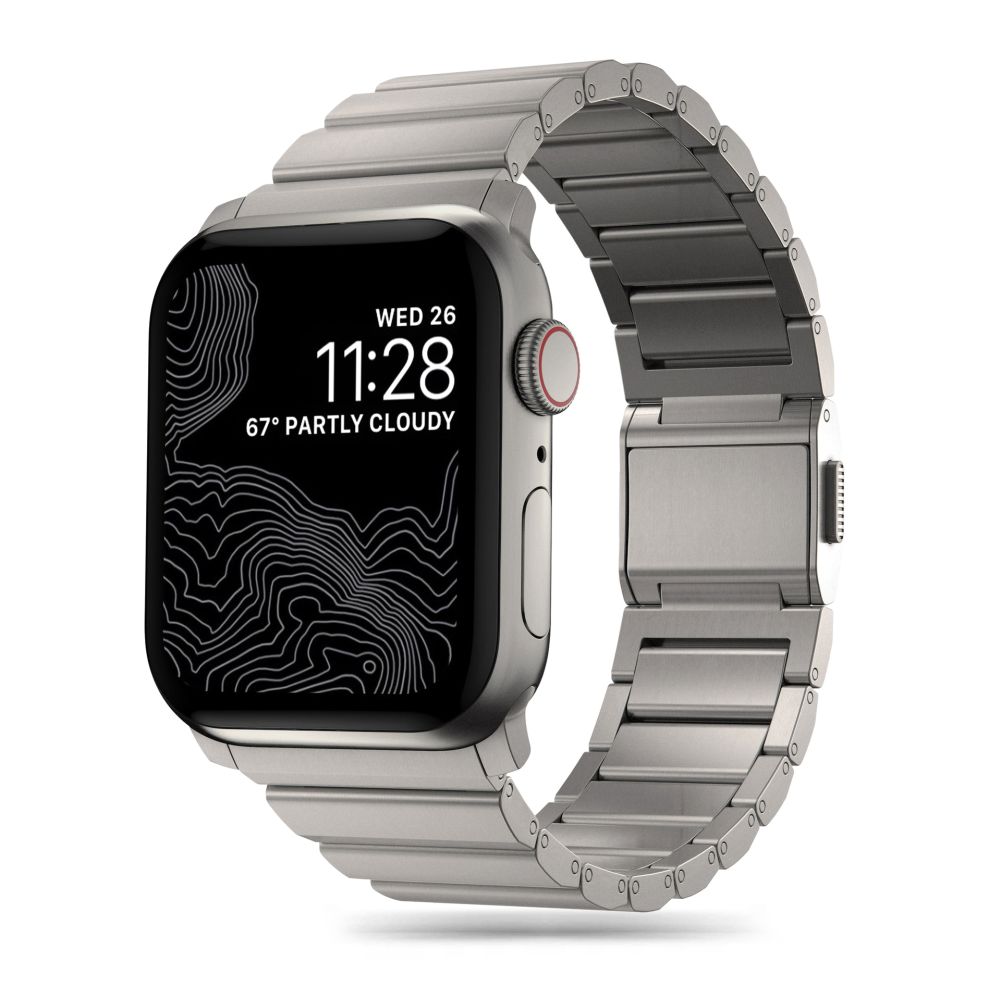 TECH-PROTECT STEELBAND APPLE WATCH 4 / 5 / 6 / 7 / 8 / 9 / SE / ULTRA 1 / 2 (42 / 44 / 45 / 49 MM) TITAAN