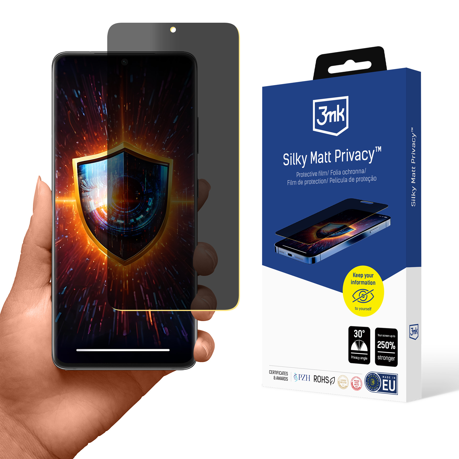 Privaatsuskaitsega kile 3mk Silky Matt Privacy Samsung Galaxy S21 Ultra 5G
