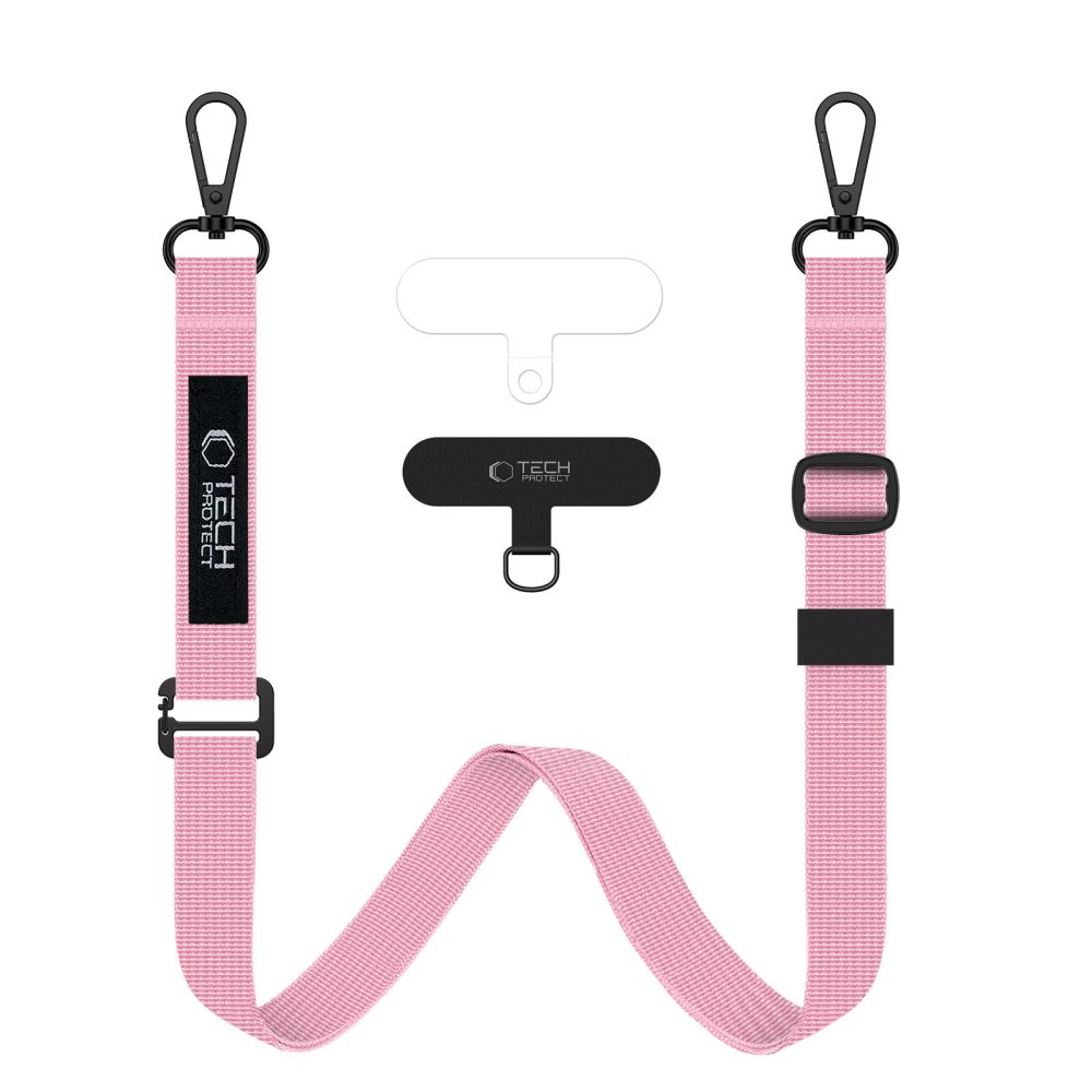 TECH-PROTECT C6S nöörist crossbody rihm heleroosa