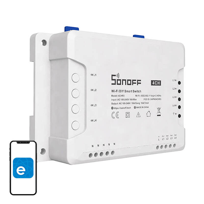 SONOFF 4CHR3 Wi-Fi nutikas lüliti