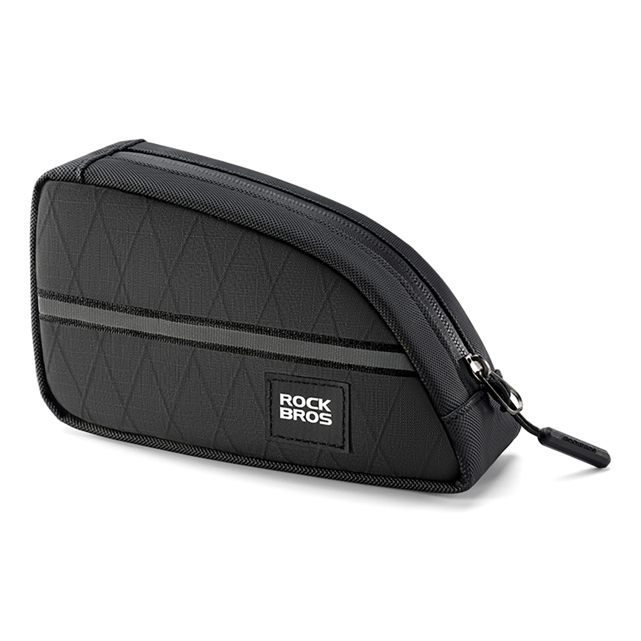 Rockbros kolmnurkne jalgratta raamikott 0.8 l - must