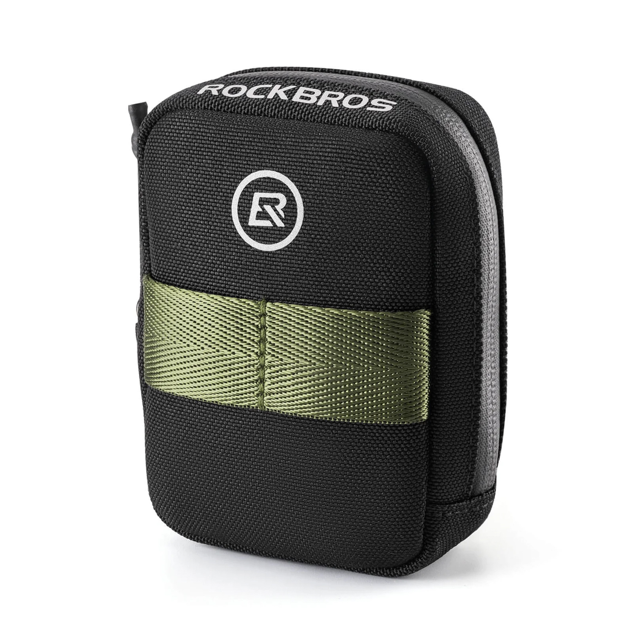 Rockbros mini sadulakott CO2 ballooni hoidjaga - must/roheline