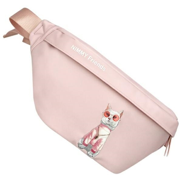 NIMMY crossbody GLASSES COOL CAT roosa