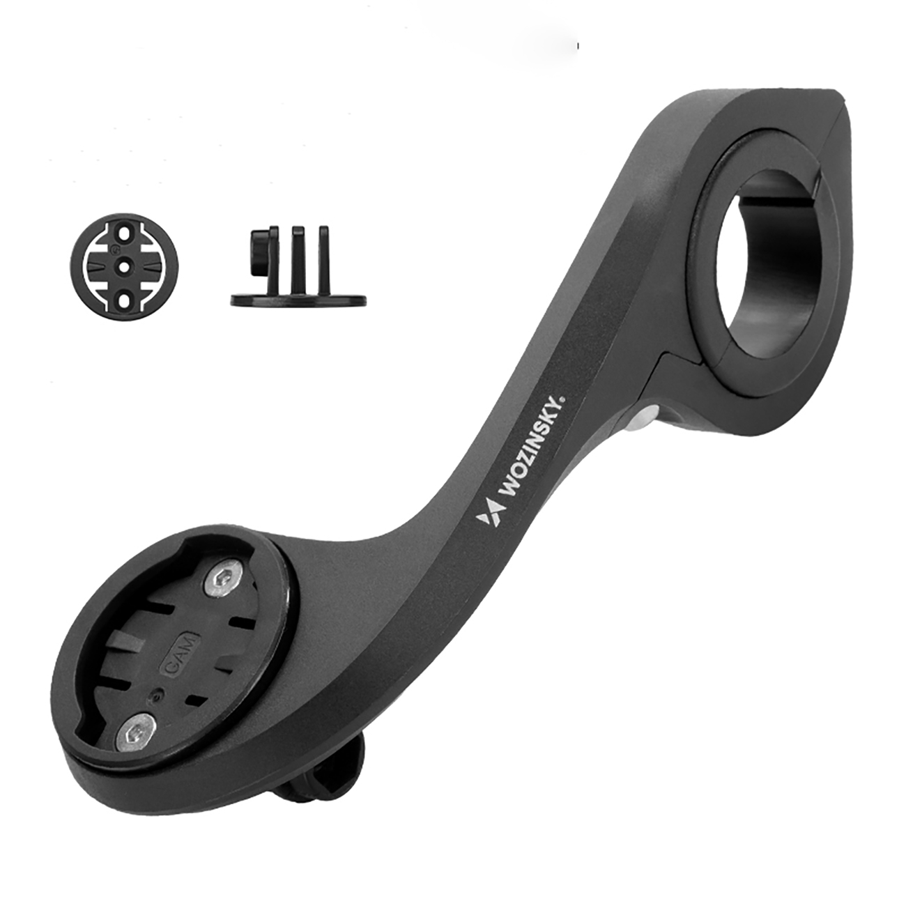 Wozinsky WUG-01B universaalne jalgratta lenksukinnitus Garmin arvutile, kaamerale ja tulele – must