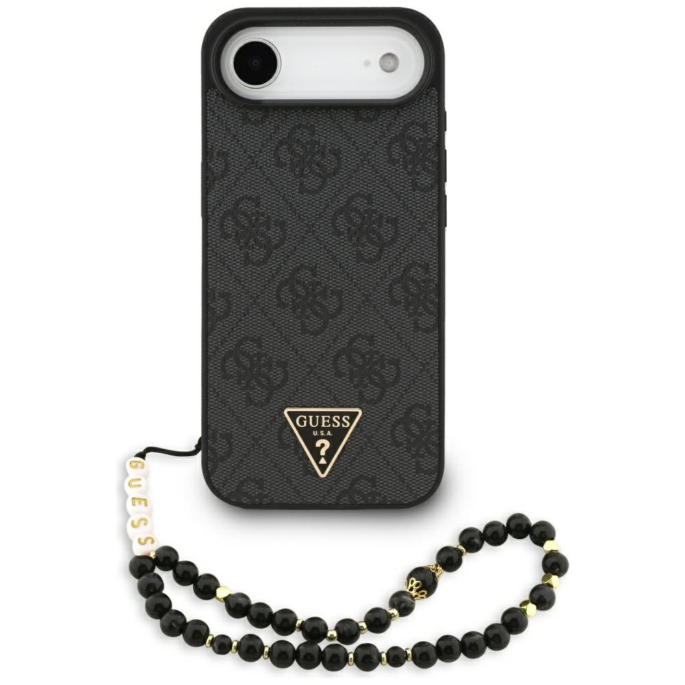Guess 4G Strap Triangle Logo MagSafe ümbris iPhone 17 Air jaoks - must