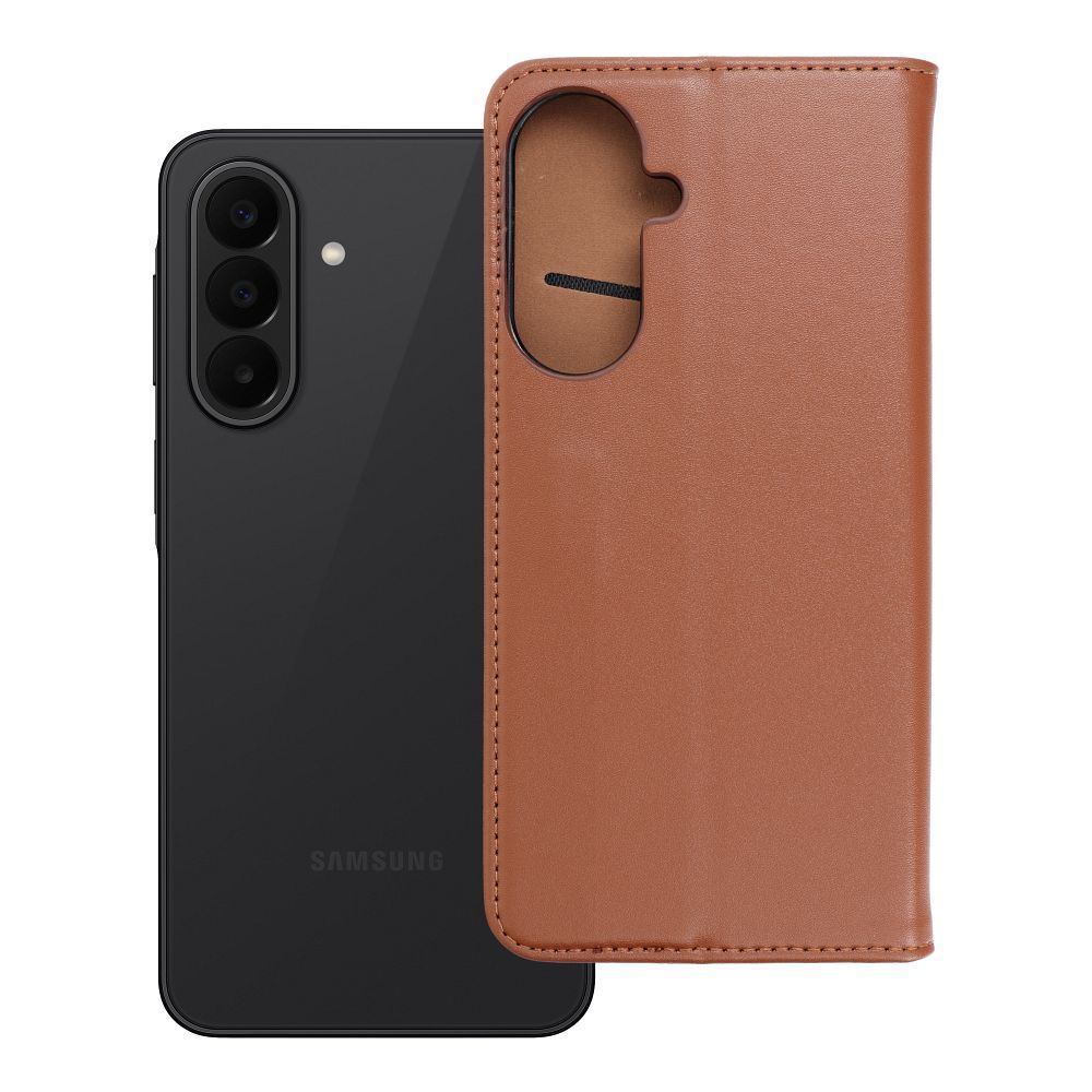 Nahast klappümbris Samsung A27 Smart Pro Book, pruun