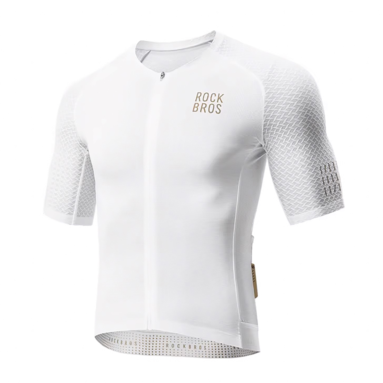 Rockbros YDDX011 Diamond Short Sleeve Cycling Jersey Size S - White